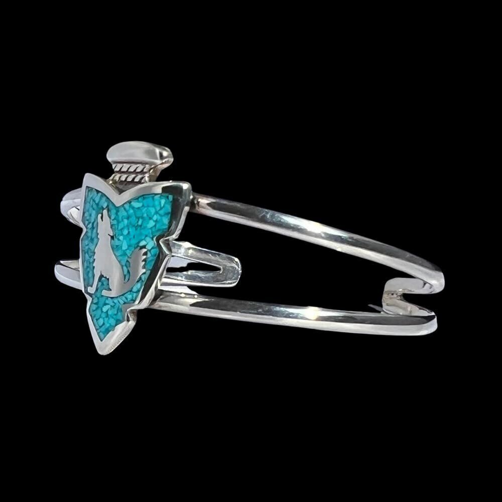 Howling Wolf Turquiose Arrowhead Bracelet